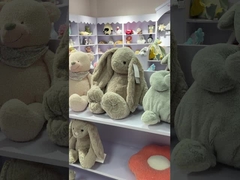 L'enfant en bas âge de peluche chausse le nourrisson sûr confortable Toe Rabbit Head Shoes de bébé